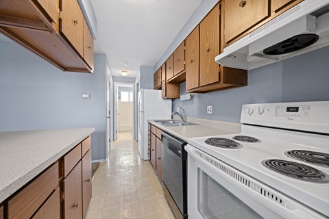 Floor plan for 1 bed, 1 bath, 525 sqft